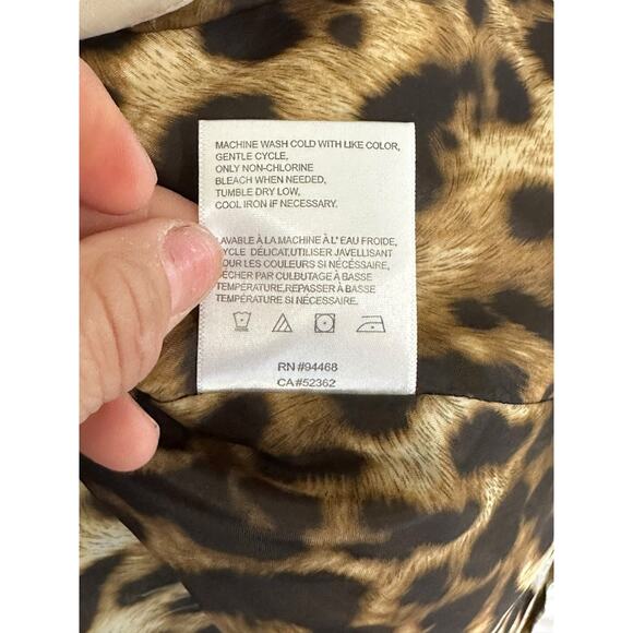 Laundry by Shelli Segal Women's Cream Double Breasted Trench Coat Size Medium - Picture 8 of 8